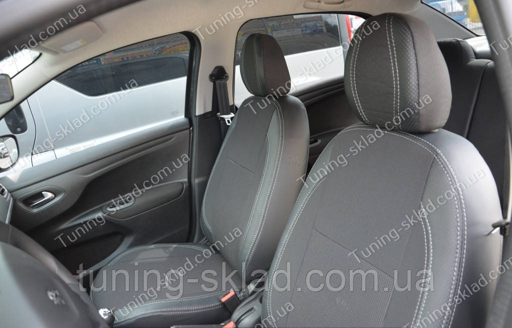 Чохли на сидіння Пежо 301 (чохли з екошкіри Peugeot 301 стиль Premium), фото 1