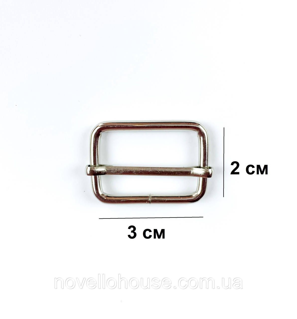 Перетяжка для сумок нікель 3 см