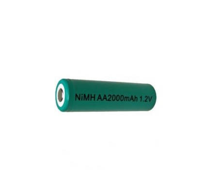 Акумулятор промисловий Batex H-AA2000B, 2000 mAh, 2.4Wh, Ni-MH AA, flat top, фото 1