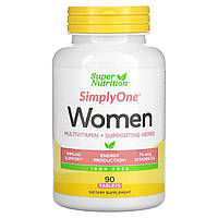 Витамины для женщин Super Nutrition Simply One Women Iron Free 90 таб.