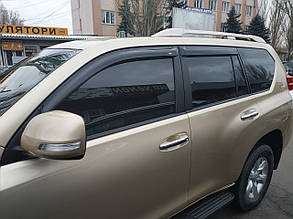 Дефлектори вікон (вітровики) Toyota Land Cruiser Prado 150 2009-2021 (Hic)
