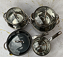 Набір кухонного посуду Edenberg EB-4006 12 предметів/Набір каструль з індукційним дном, фото 3