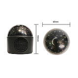 Диско куля музичний проєктор зоряного неба нічник із колонкою STAR BALL Bluetooth з MP3, USB, фото 9