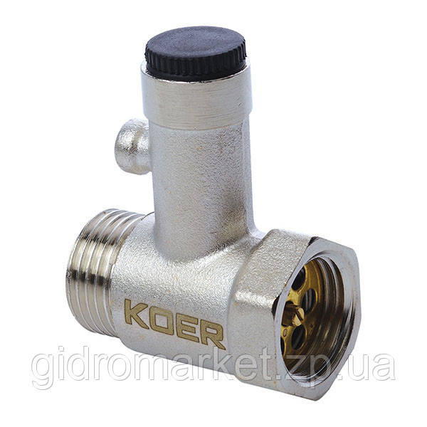 KOER KR.1039 — 1/2" запобіжний клапан для бойлера (KR2674)