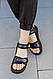 Жіночі сандалії Chanel Leather Black, фото 7