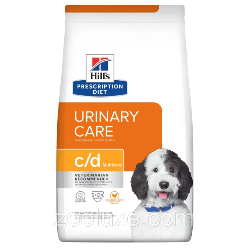 Hill's Prescription Diet Urinary Care c/d Multicare Chicken 4 кг - лікувальний корм для собак