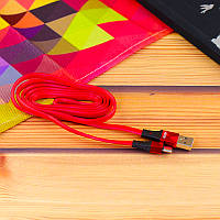 Кабель Aspor A160 Silicone USB Type-C 2.4A/1.2м- красный