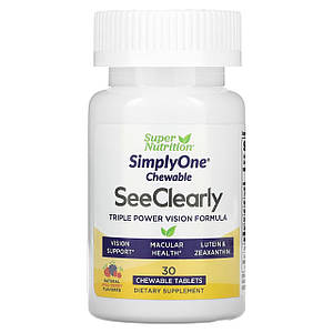 (уцінка термін по 2.24) Для підтримки зору Super Nutrition Simply One See Clearly 30 жув. таб.