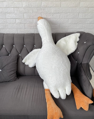 Купить Мягкая плюшевая игрушка Гусь, игрушка подушка, оригинал 90 см ...
