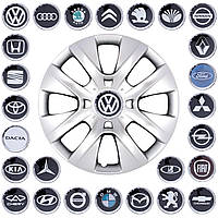 Ковпаки колес гнучкі R14 SKS-225  з логотипами різних авто (VW Polo)