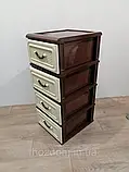 Комод пластиковий 86х47х38 NOVA, фото 4