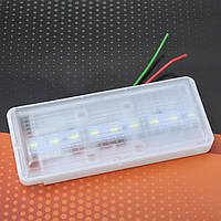 Підсвітка салону 12V LED (130 x 20мм) - білий 9 SMD 1 режим "Україна"