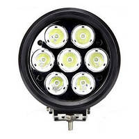 Протитуманна LED Фара коло ( 7 LED*10W Cree Flood) "БелоВТО" BOL0710 Flood 150x175x 105x 105m 5600 Lm