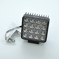 Протитуманна LED Фара Квадрат 48W (3W*16) 10-30V 108* 108*58 ближній/Flood "BELAUTO" (BOL1803 Flood) (1шт)