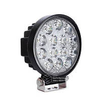 Протитуманна LED Фара  Круг  42W (3W*14) 10-30V  Ø 20mm (MINI)  Дальний со стробоскопом (1шт)  4 150