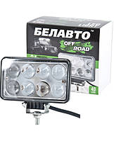 Протитуманна LED Фара Прямоугол 24W (W*8) 10-30V 152*90*63m Далекь/Spot "BELAUTO" (BOL0803 L) (1шт)