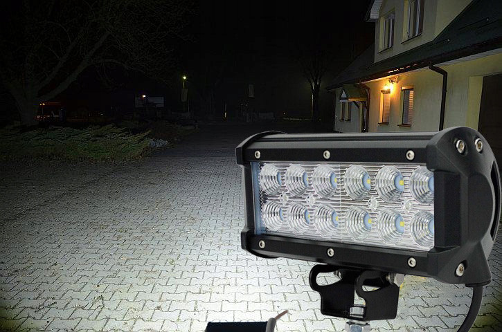 Протитуманна LED Фара прямоугол 36W (W*12) 10-30V 176* 107*7*7mm/Flood (D-36W) (1шт) 2770