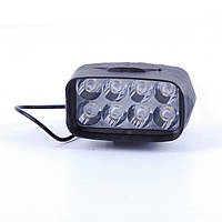 Протитуманна LED Фара  Прямоугол  12W (1.5W*8) 12V  80*45*50mm  Дальний/Spot  (1шт)  JP057 8 Led