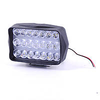 Протитуманна LED Фара Прямоугол 21W (1W*21) 12V 125*70*45 Далекь/ (1шт) (пластик). 21BEADS