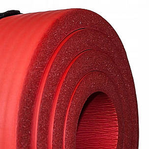 Коврик (мат) для йоги і фітнеса SportVida NBR 1.5 см SV-HK0073 Red Скидка All 1604, фото 2