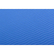 Коврик спортивный Majestic Sport TPE 6 мм для йоги и фитнеса GVT5010/B Blue/Sky Blue Скидка All 1466, фото 4