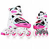 Роликові ковзани SportVida 4 в 1 SV-LG0033 Size 39-42 White/Pink/Blue, фото 10