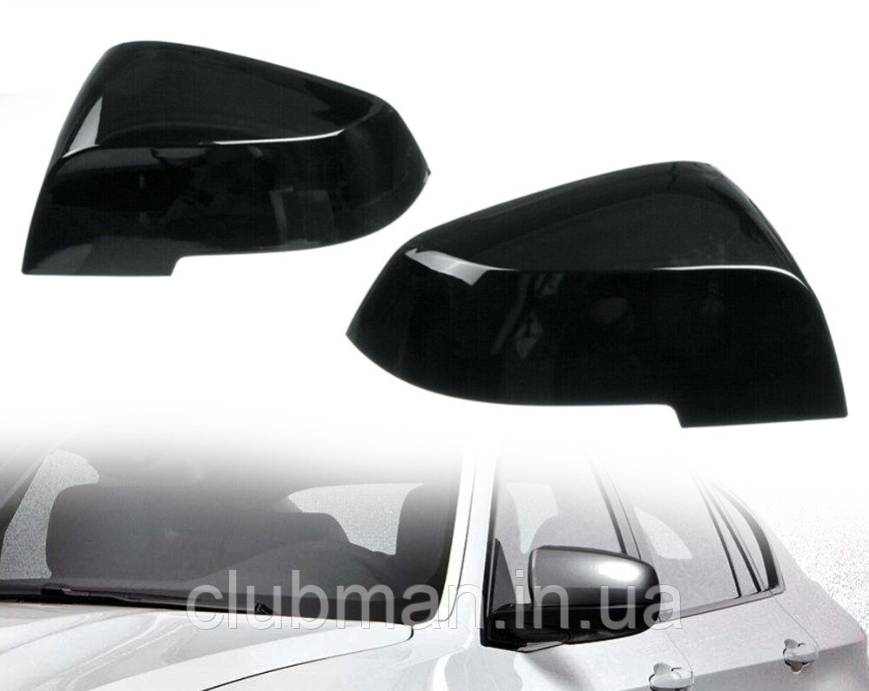 Накладки на дзеркала BMW (БМВ) F20 F21 F22 F23 F87 F30 F31 F32 F33 F36 E84 Глянець