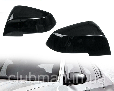 Накладки на дзеркала BMW (БМВ) F20 F21 F22 F23 F87 F30 F31 F32 F33 F36 E84 Глянець, фото 1