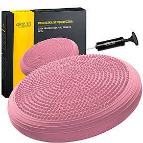 Балансировочная подушка-диск 4FIZJO MED+ 33 см (сенсомоторная) массажная 4FJ0316 Pink Скидка All 1514