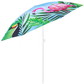 Пляжный зонт Springos 180 см с регулируемой высотой и наклоном BU0021 alli ОРИГИНАЛ