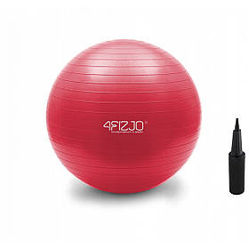 Мяч для фитнеса (фитбол) 4FIZJO 55 см Anti-Burst 4FJ0031 Red Скидка All 1116