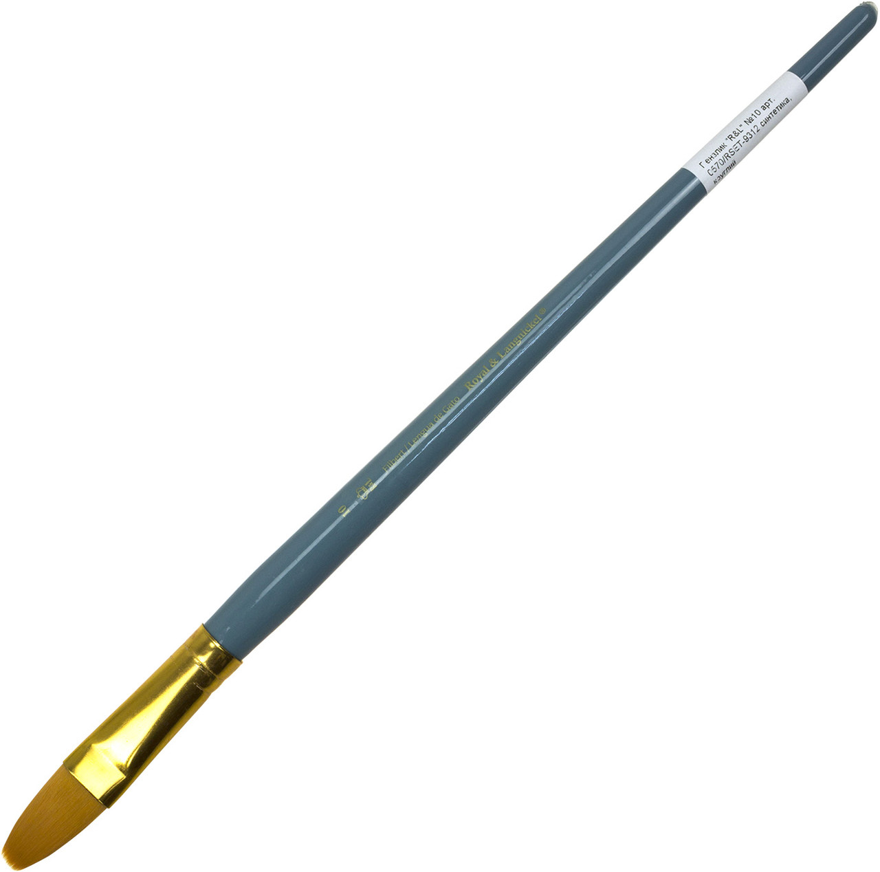 Пензлик "R&L" №10 арт. 0570/RSET-9312 синтетика, круглий