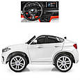 Дитячий двомісний електромобіль Джип BMW X6 (білий колір), фото 8