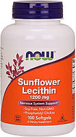 Now Foods, Lecithin Sunflower (100 капс.), лецитин из подсолнечника