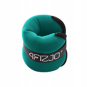 Обважнювачі-манжети для ніг та рук 4FIZJO 2 x 1.5 кг Black/Green (P-5907739311092), фото 3