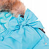 Дитячий конверт для коляски, санчат 4 в 1 Springos SB0015 Sky Blue, фото 9