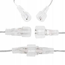 Гірлянда бахрома вулична (зовнішня) Springos 2 м 136 LED Pilot CL4007 Warm White, фото 6