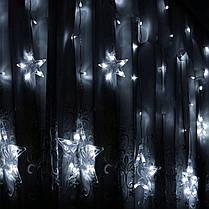 Гірлянда бахрома вулична (зовнішня) Springos 2 м 92 LED CL4009 Cold White, фото 6