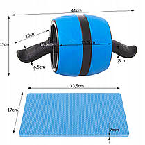 Ролик (колесо) для пресса с возвратным механизмом Springos AB Wheel FA5000 Blue/Black Скидка All 1283, фото 5