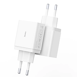 Мережевий зарядний пристрій Benks USB-C PD 18 W Fast charging White (PA31)