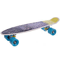 Скейт (пенни борд) Penny board (колеса светятся) СОВА арт. 29855 топ