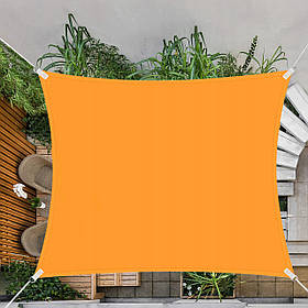 Тент-парус теневой для дома, сада и туризма Springos 3 x 3 м SN1031 Orange alli ОРИГИНАЛ