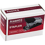 Степлер "Axent" №24 15арк №4935-A Technic метал. хром.(24), фото 6