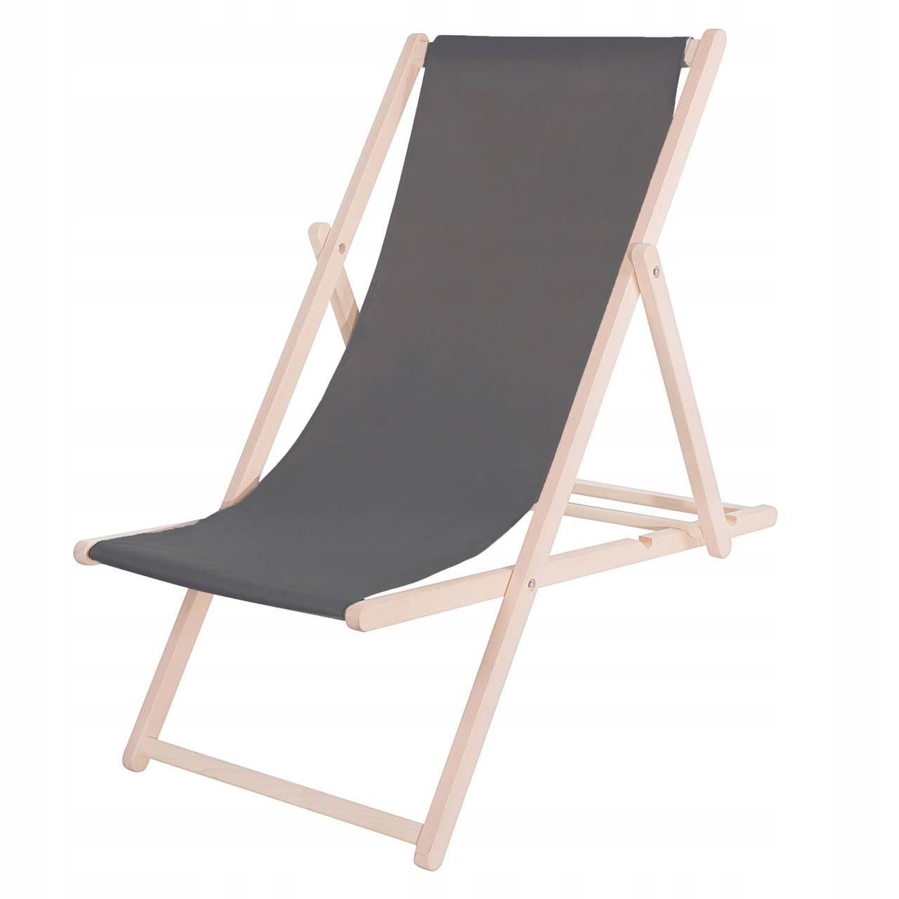 Шезлонг (кресло-лежак) деревянный для пляжа, террасы и сада Springos DC0001 GR alli ОРИГИНАЛ