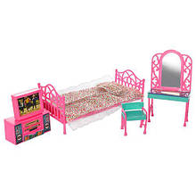 Домик с мебелью для кукол типа Барби арт. 6983 топ