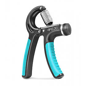 Эспандер кистевой пружинный с регулируемой нагрузкой 4FIZJO 10-40 кг 4FJ0254 Black/Blue Скидка All 1386