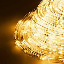 Гірлянда дюралайт вулична (зовнішня) Springos Rope Lights 10 м 240 LED CL1200 Warm White, фото 6