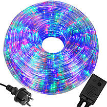 Гірлянда дюралайт вулична (зовнішня) Springos Rope Lights 10 м 240 LED CL1202 Mix, фото 6