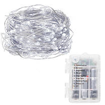 Гірлянда на батарейках Springos 4.9 м 50 LED Pilot CL0106 Cold White, фото 4