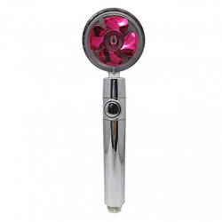 Насадка для душу з фільтром SV та вентилятором 26х7.8 см Хром